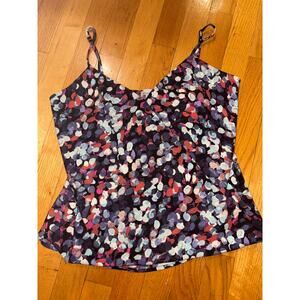 Allison Joy Multicolor Dot Pattern Blousy Cami Size XS